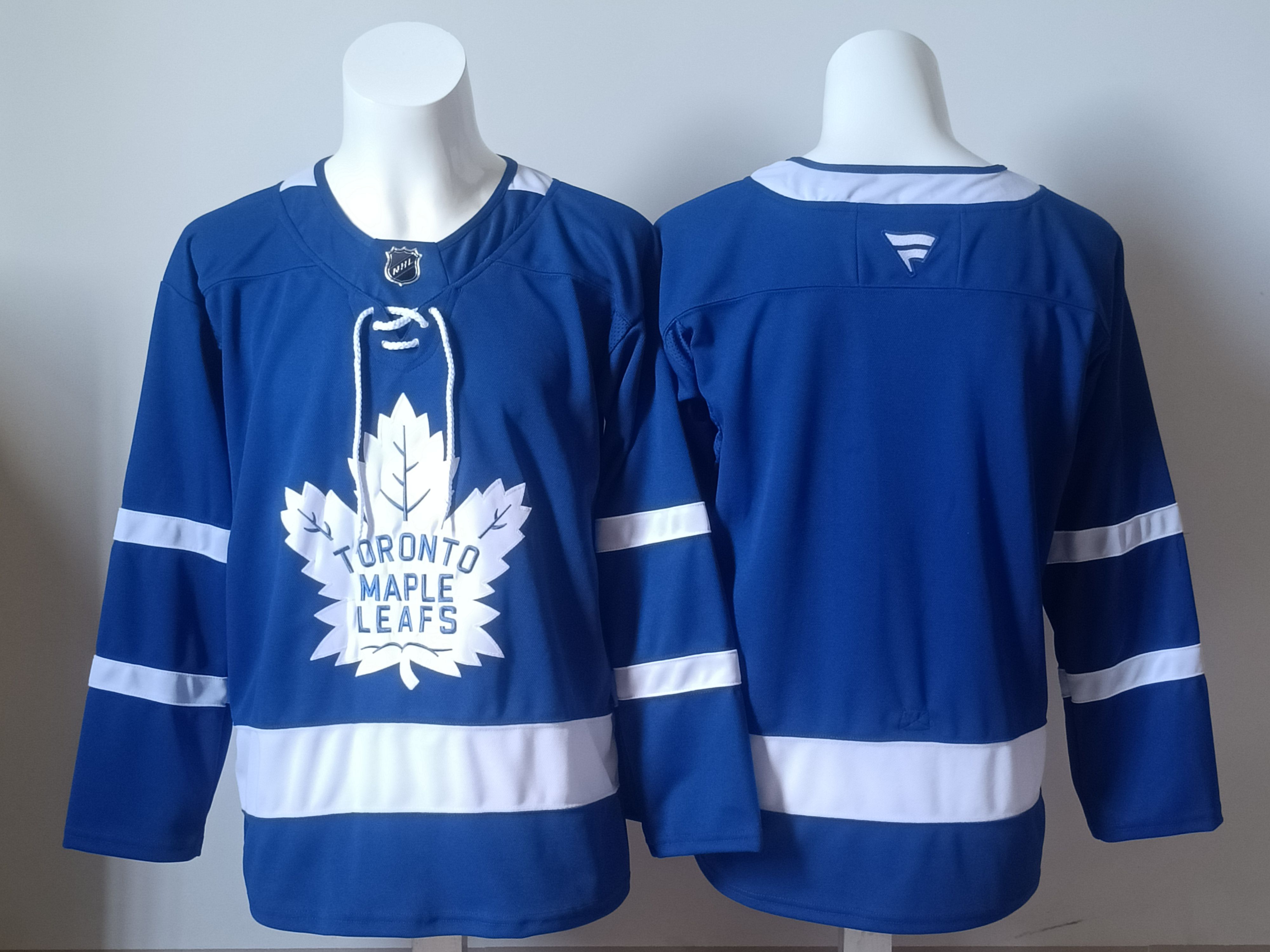 Men Toronto Maple Leafs Blank Blue 2025 NHL Jersey style 001